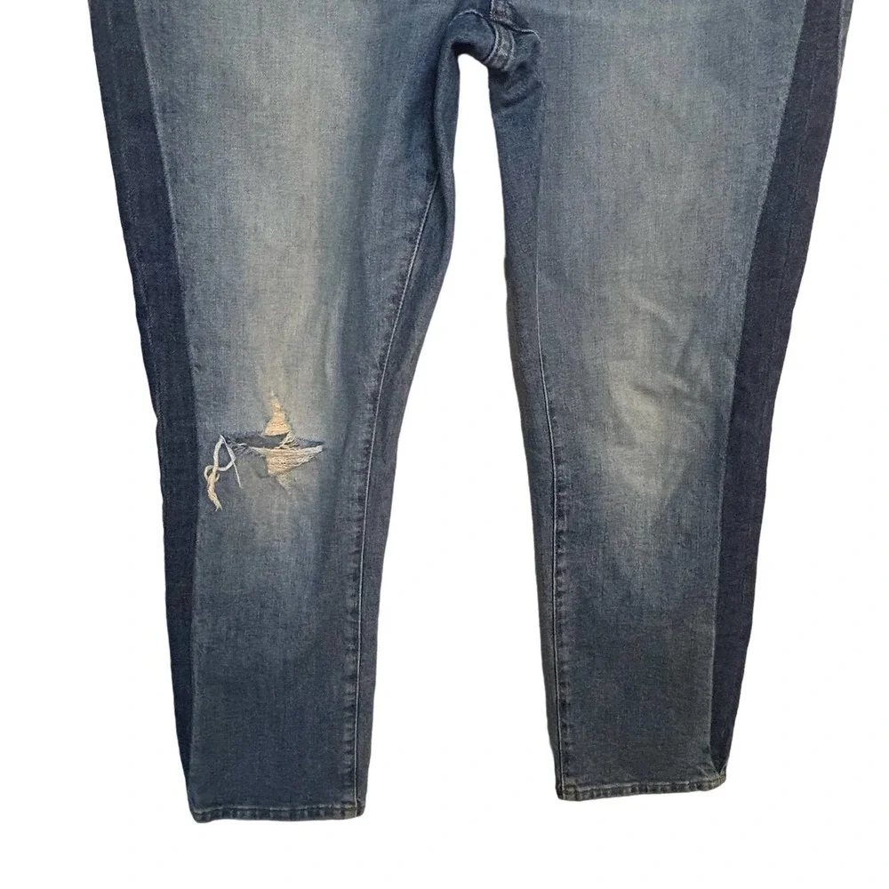 MADEWELL Two Tone High-Rise Slim Boy Jean Size 28 - Picture 8 of 16
